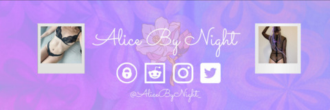 OnlyFansのヘッダー画像 alicebynight