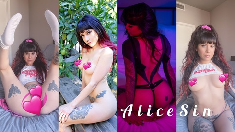 OnlyFansのヘッダー画像 alicesinsg