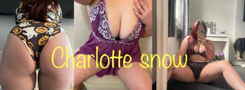 OnlyFansのヘッダー画像 charlottesnowxo