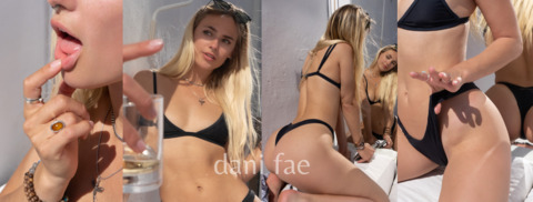 OnlyFansのヘッダー画像 danifae