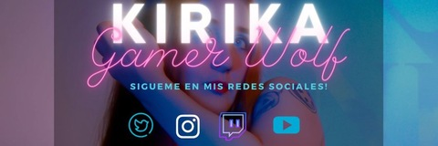 OnlyFans header picture kirikagamerwolf