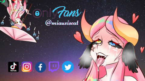 OnlyFansのヘッダー画像 miausiscat