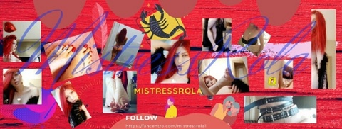 OnlyFansのヘッダー画像 mistressrola