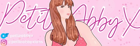OnlyFansのヘッダー画像 petiteabbyx