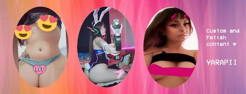 Imagen del encabezado de OnlyFans de yarapii